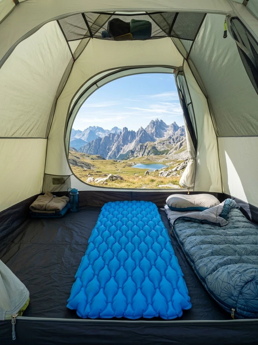 Summit Bound Ultralight Inflatable Sleeping Pad - Scenic Lifestyle Hover Image