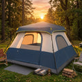 SummitPath Ultralight Camping Tent Setup at Golden Hour Sunset