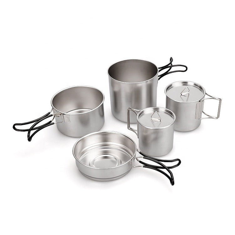 Summit Bound Portable Outdoor Cooking Pot & Pan Mess Kit - Base Image