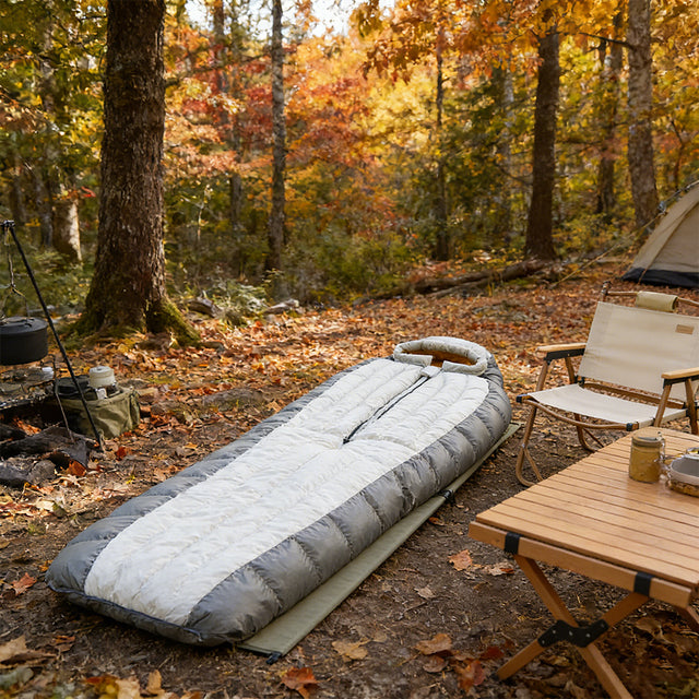 PolarShield mummy down sleeping bag specs and details