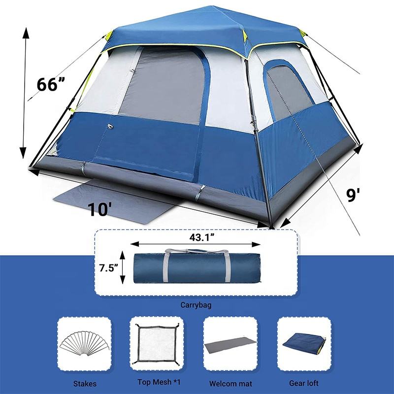 SummitPath 2P Tent Side View