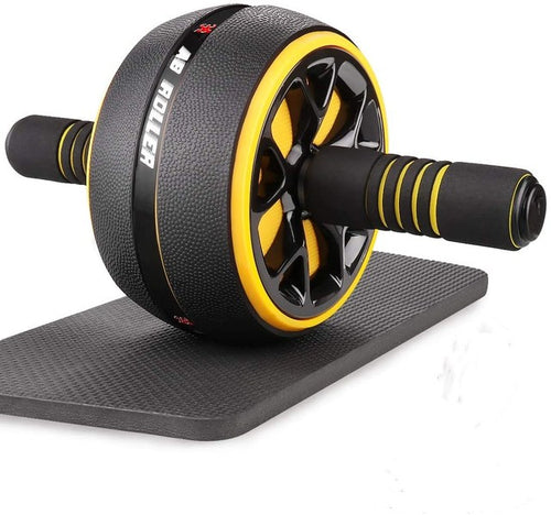 Ab roller wheel with knee mat