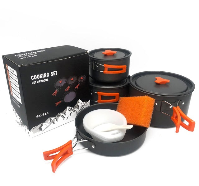 TrailFeast Cookware Mess Kit Action View