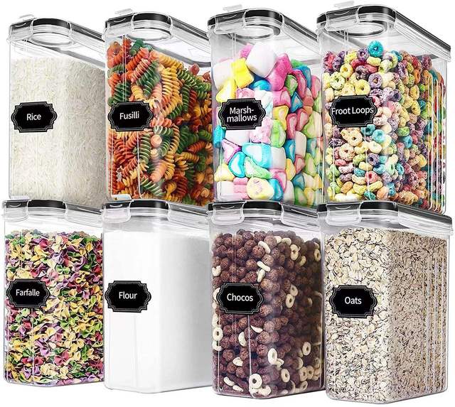 6-Piece Airtight Pantry Storage Container Set