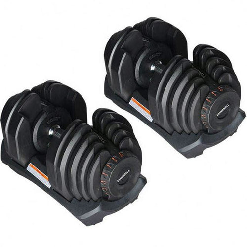 Adjustable dumbbells 5-52.5 lb stainless steel