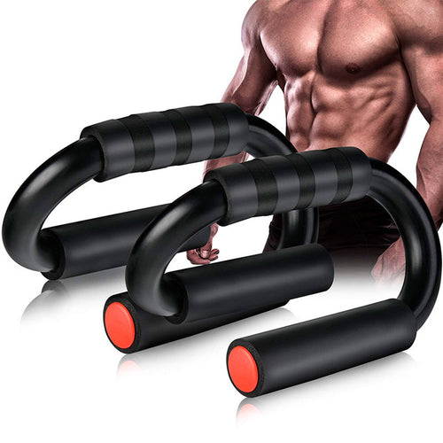 H-shape push-up bars with foam handles