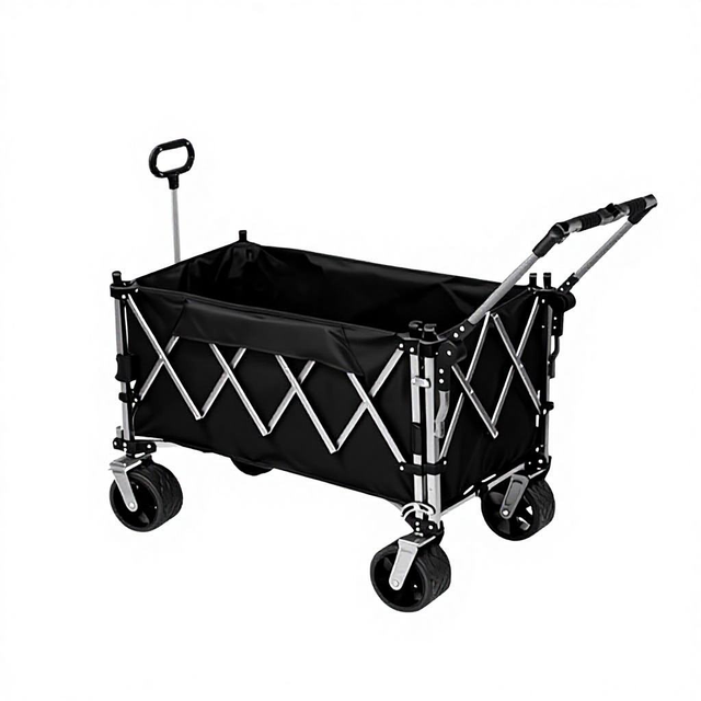 TerraCart utility wagon folded and unfolded specifications