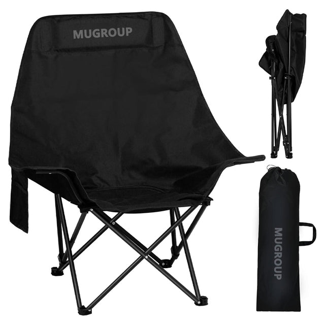 CampComfort padded moon chair white background shot