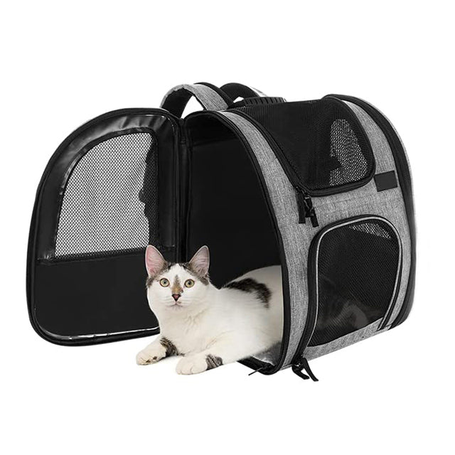 Breathable Pet Carrier Backpack — Portable Travel Bag for Dogs & Cats